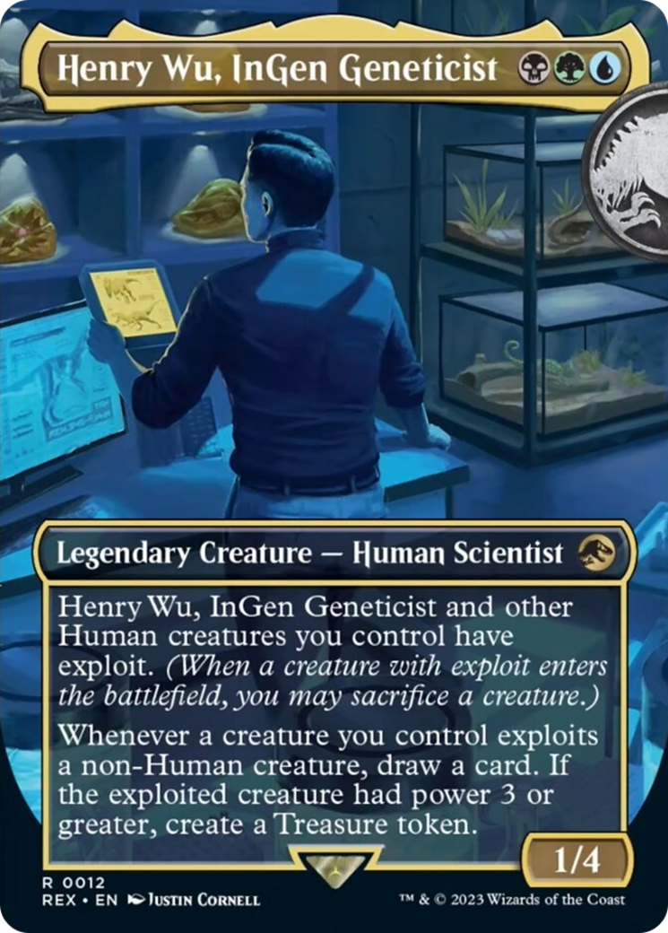 Henry Wu, InGen Geneticist (Borderless) [Jurassic World Collection] [Foil]