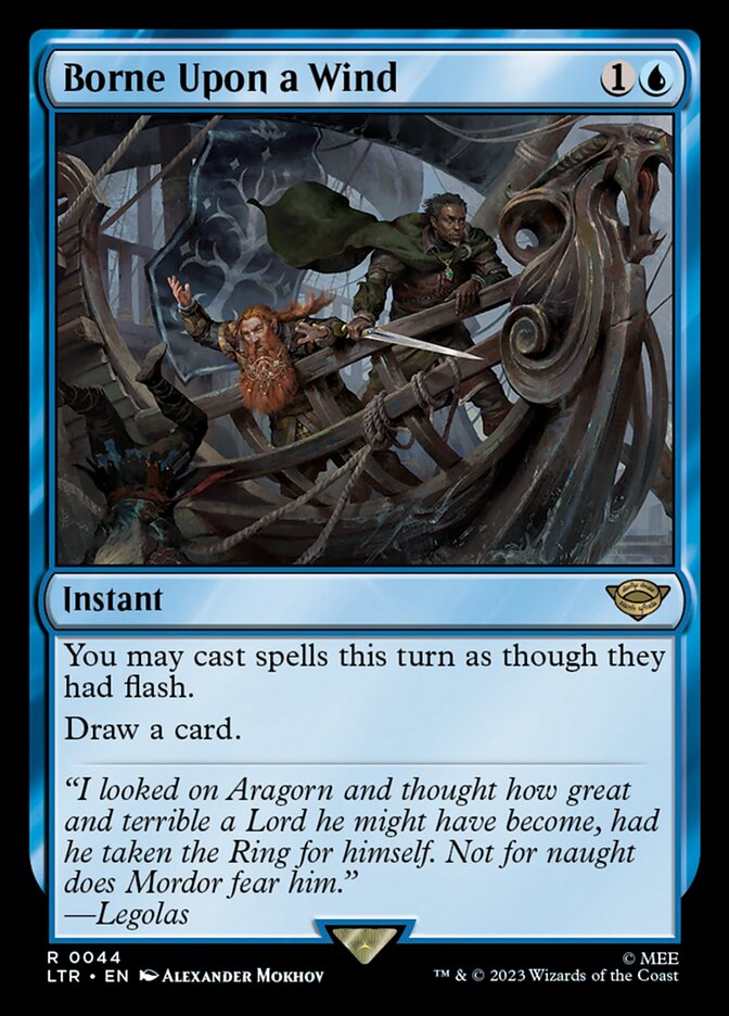 Borne Upon a Wind [The Lord of the Rings: Tales of Middle-Earth] [Foil]