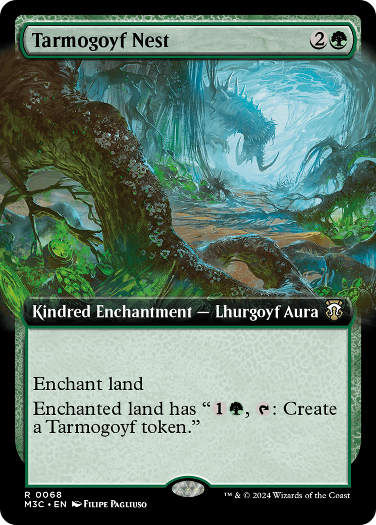 Tarmogoyf Nest (Extended Art) [Modern Horizons 3 Commander] [Foil]