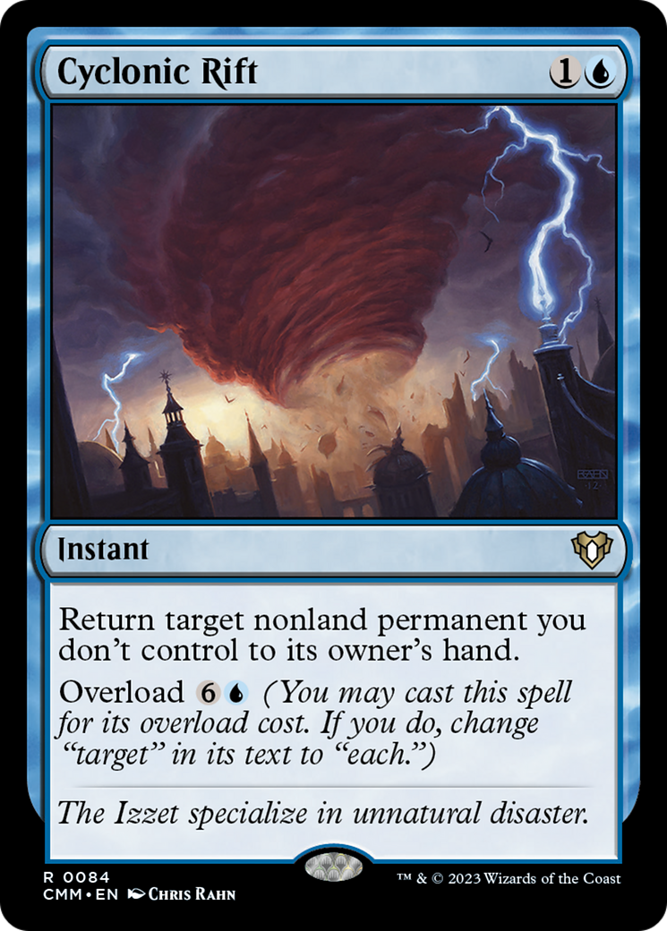 Cyclonic Rift [Commander Masters] [Foil]