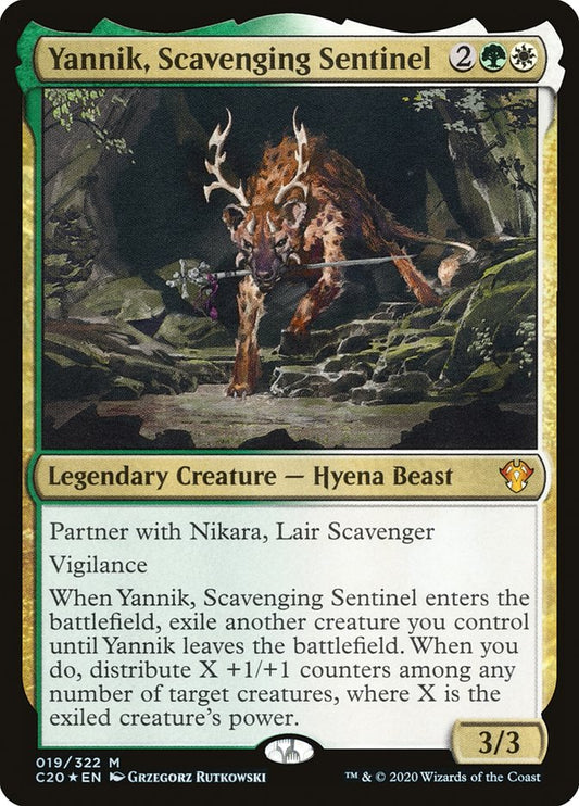 Yannik, Scavenging Sentinel [Commander 2020] [Foil]