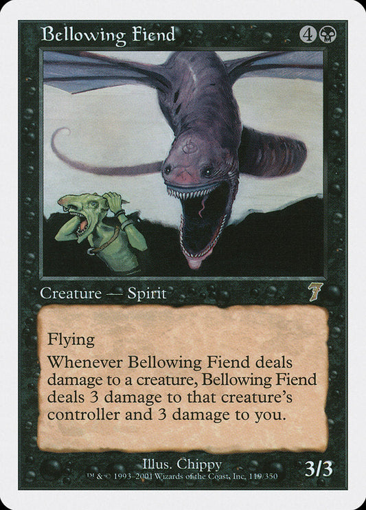 Bellowing Fiend [Seventh Edition] [Foil]