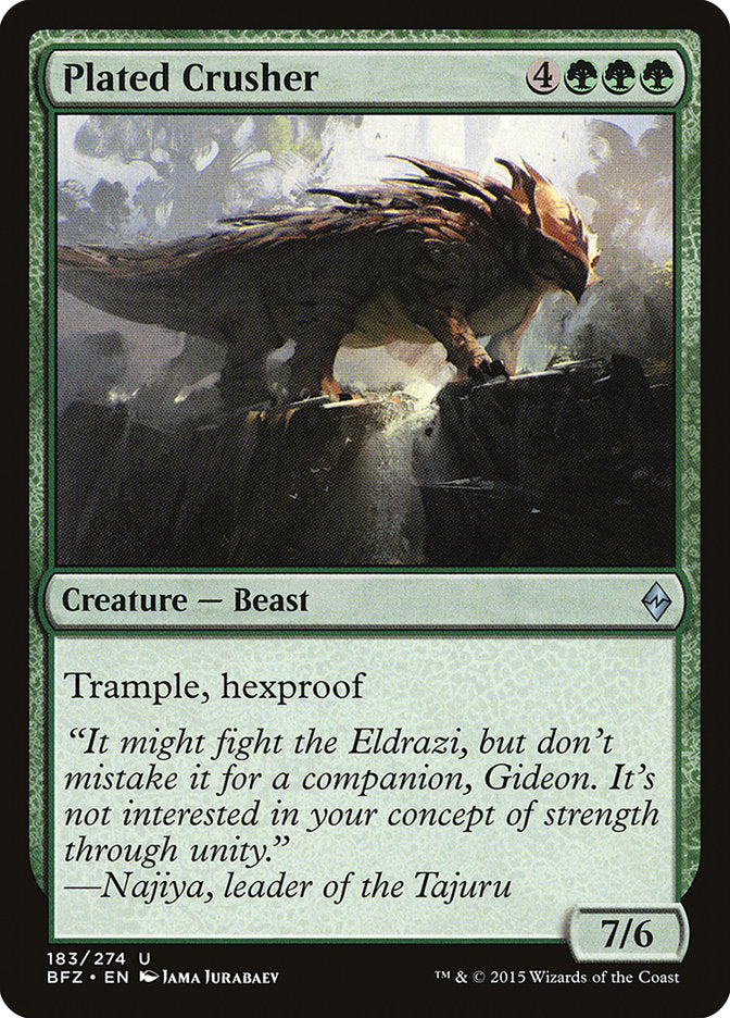 Plated Crusher [Battle for Zendikar] [Foil]