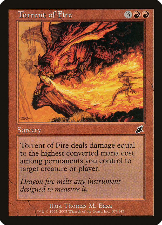 Torrent of Fire [Scourge] [Foil]