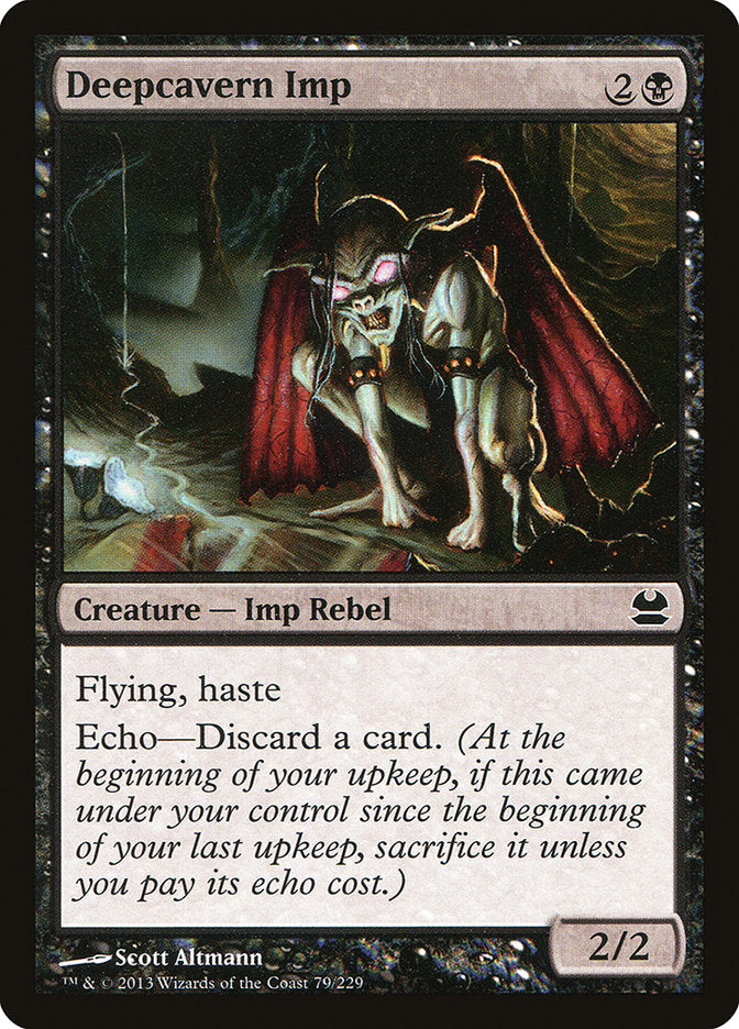 Deepcavern Imp [Modern Masters] [Foil]
