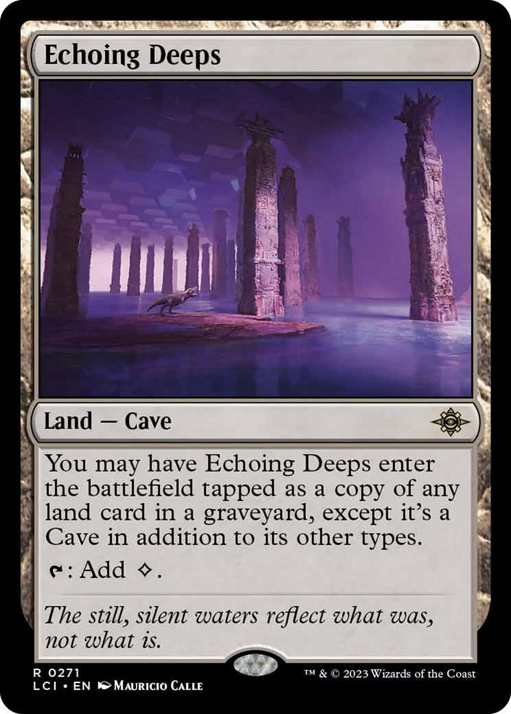 Echoing Deeps [The Lost Caverns of Ixalan] [Foil]
