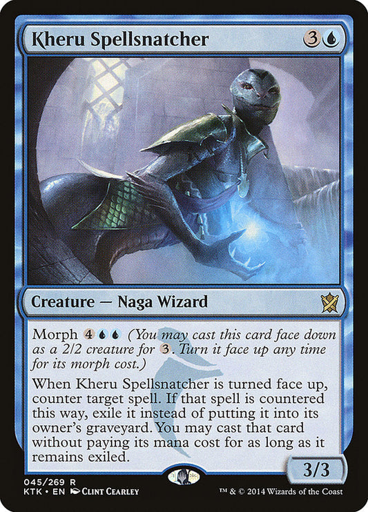 Kheru Spellsnatcher [Khans of Tarkir] [Foil]