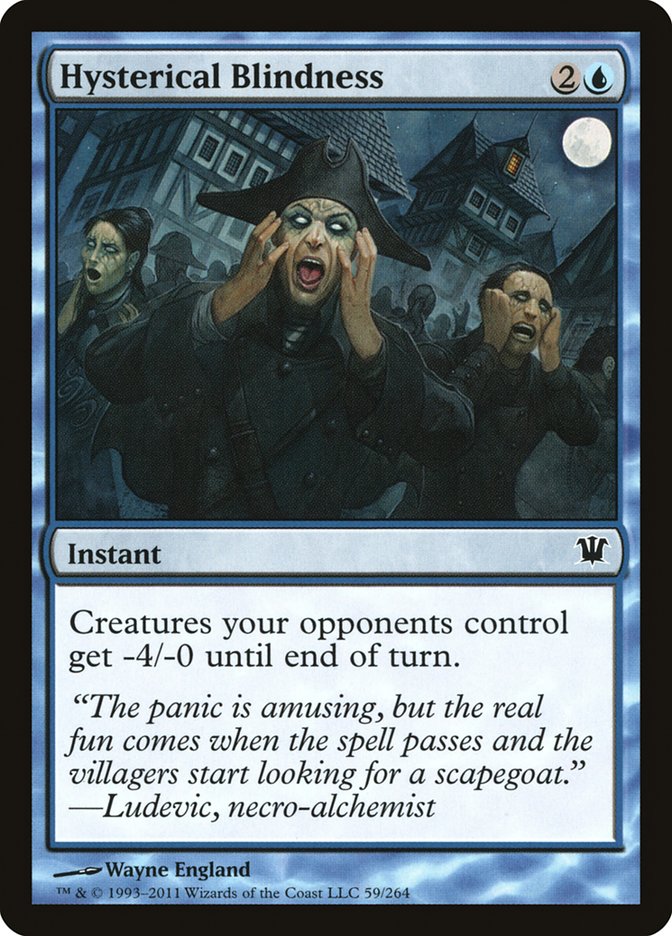 Hysterical Blindness [Innistrad] [Foil]