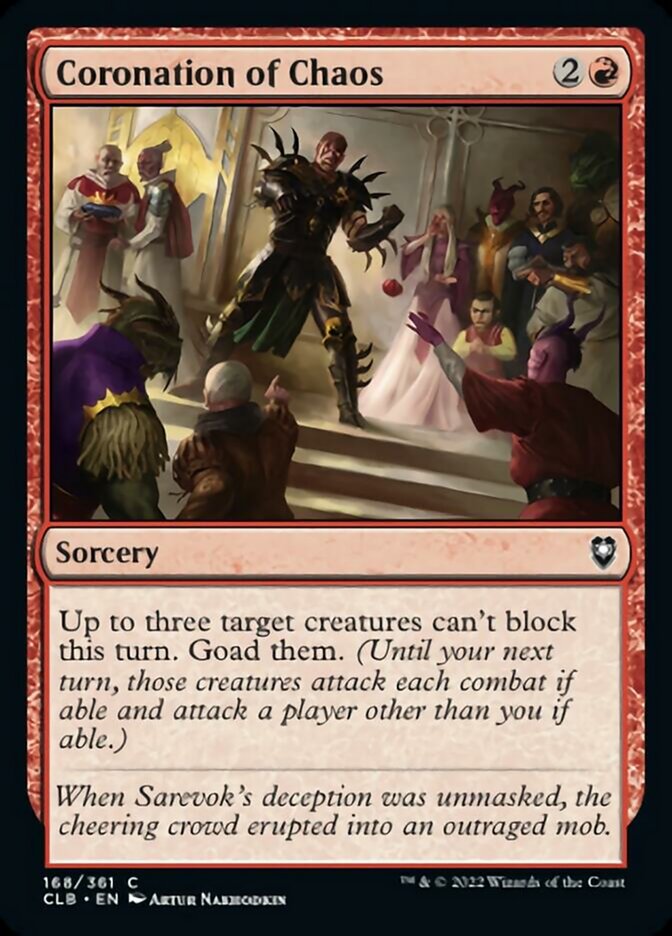 Coronation of Chaos [Commander Legends: Battle for Baldur's Gate] [Foil]