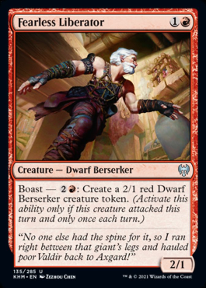 Fearless Liberator [Kaldheim] [Foil]