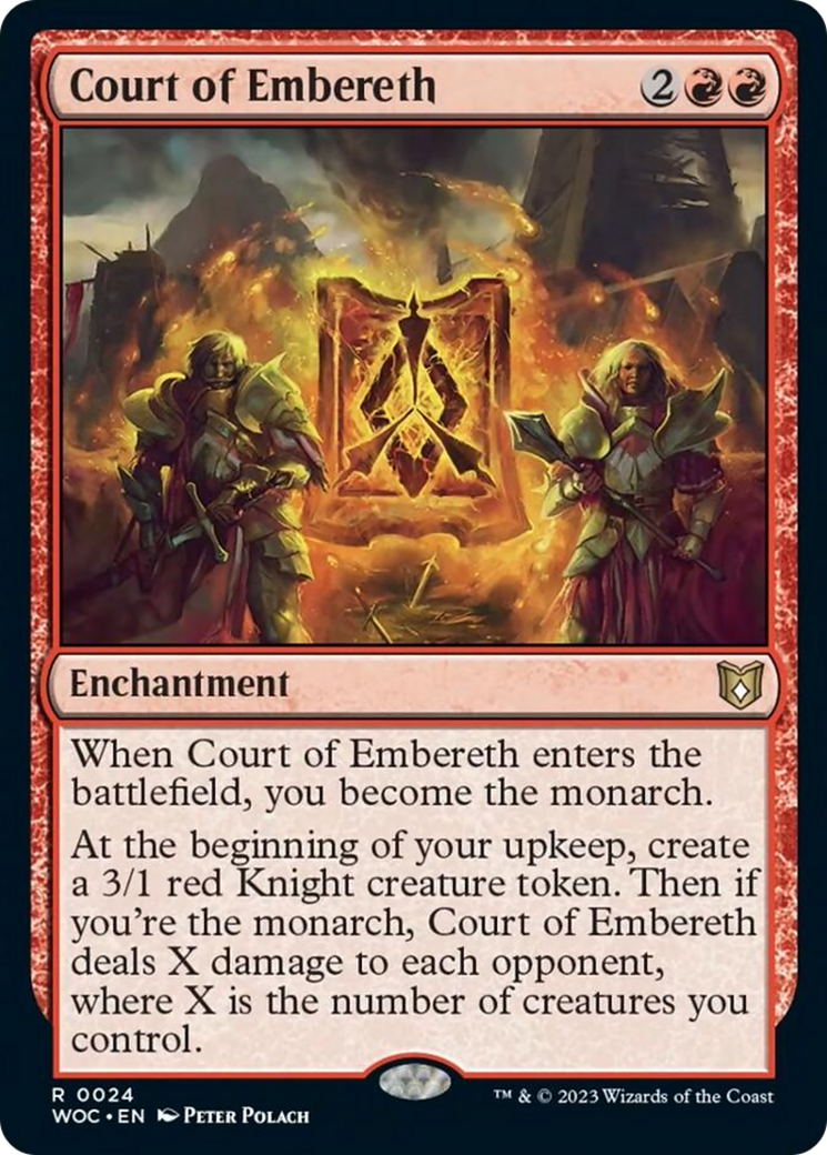 Court of Embereth [Wilds of Eldraine Commander] [Foil]