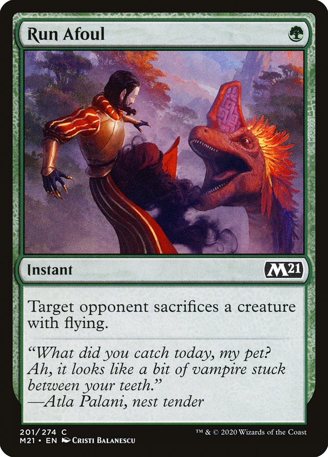 Run Afoul [Core Set 2021] [Foil]