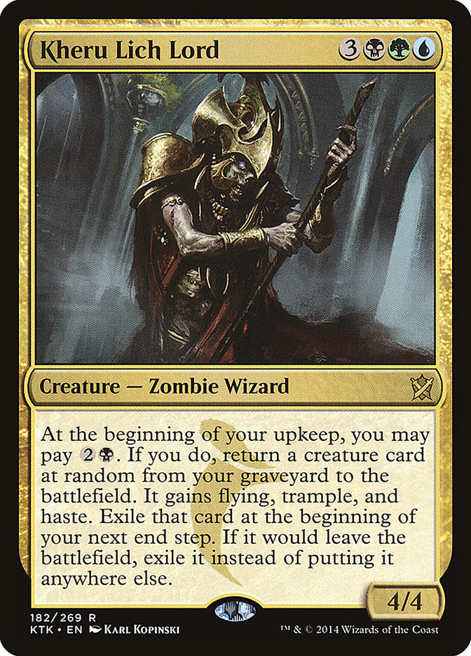 Kheru Lich Lord [Khans of Tarkir] [Foil]