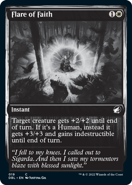 Flare of Faith [Innistrad: Double Feature] [Foil]