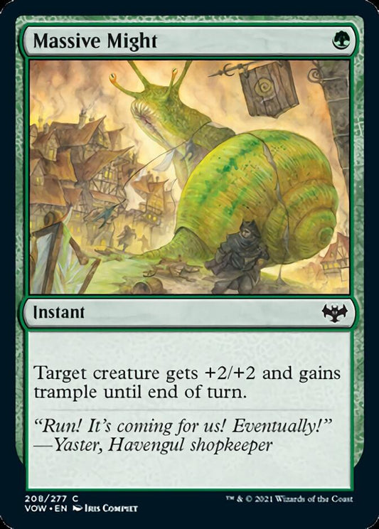 Massive Might [Innistrad: Crimson Vow] [Foil]