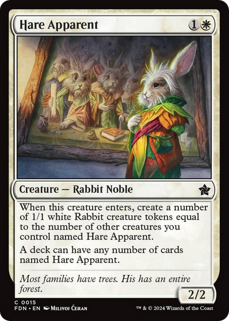 Hare Apparent [Foundations] [Foil]