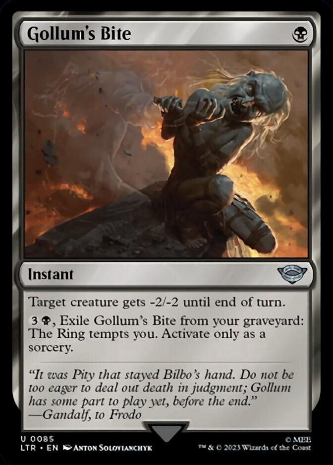 Gollum's Bite [The Lord of the Rings: Tales of Middle-Earth] [Foil]