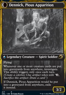 Dennick, Pious Apprentice // Dennick, Pious Apparition [Innistrad: Double Feature] [Foil]