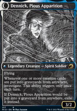 Dennick, Pious Apprentice // Dennick, Pious Apparition (Showcase Eternal Night) [Innistrad: Midnight Hunt] [Foil]