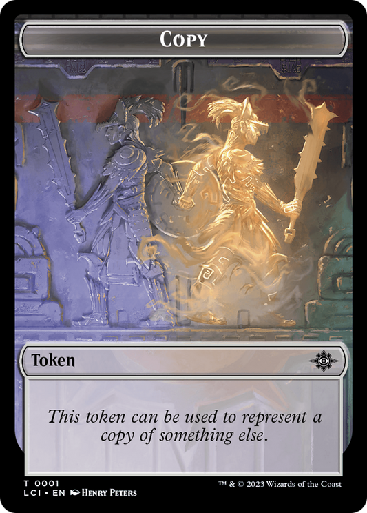 Copy // Merfolk (0005) Double-Sided Token [The Lost Caverns of Ixalan Commander Tokens] [Foil]