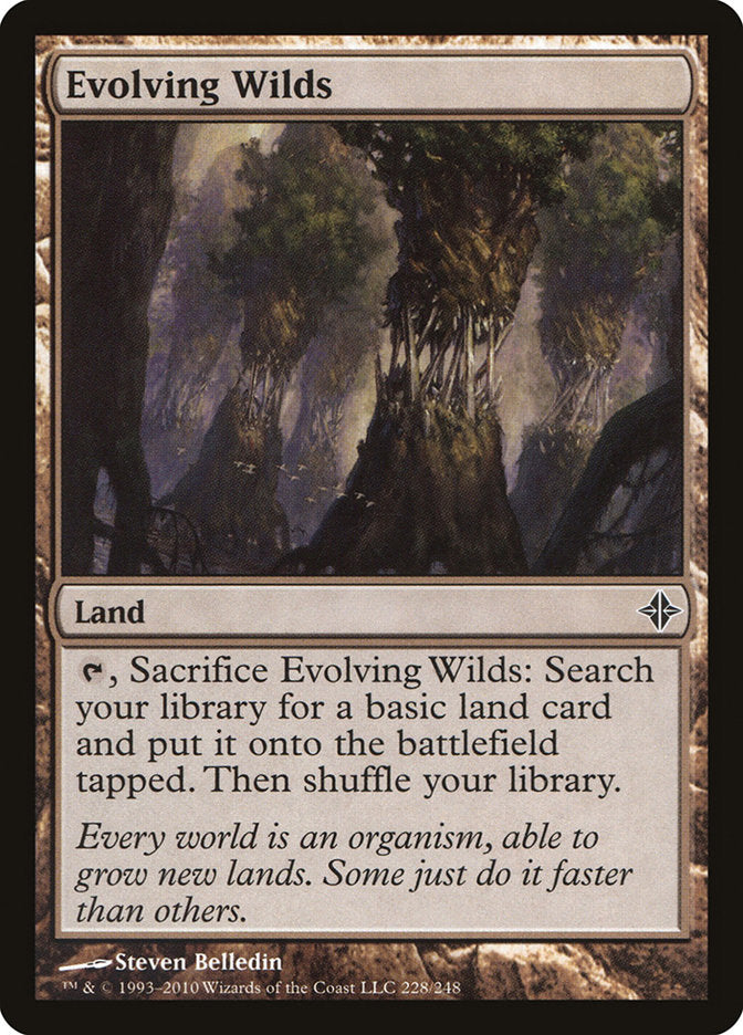 Evolving Wilds [Rise of the Eldrazi] [Foil]