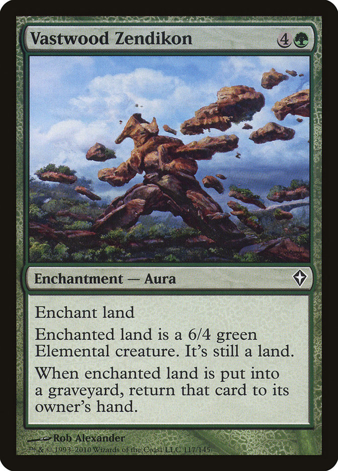 Vastwood Zendikon [Worldwake] [Foil]