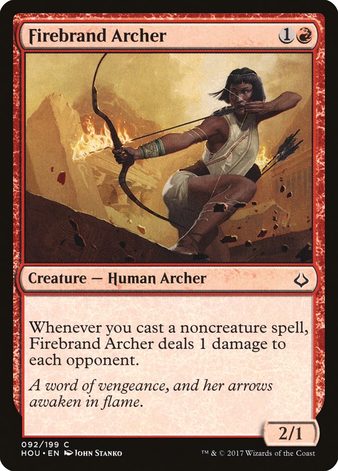 Firebrand Archer [Hour of Devastation] [Foil]