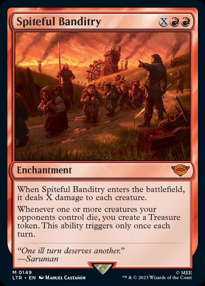 Spiteful Banditry [The Lord of the Rings: Tales of Middle-Earth] [Foil]