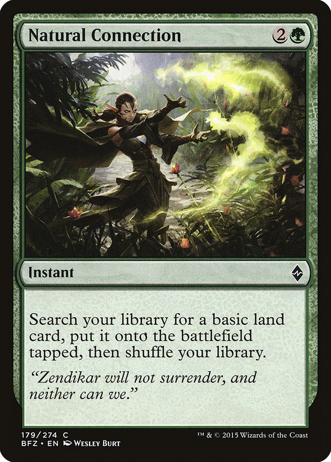 Natural Connection [Battle for Zendikar] [Foil]