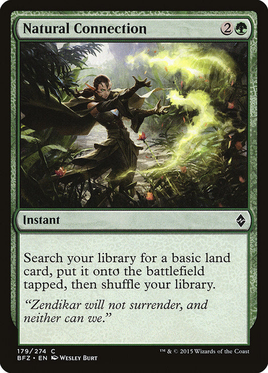Natural Connection [Battle for Zendikar] [Foil]