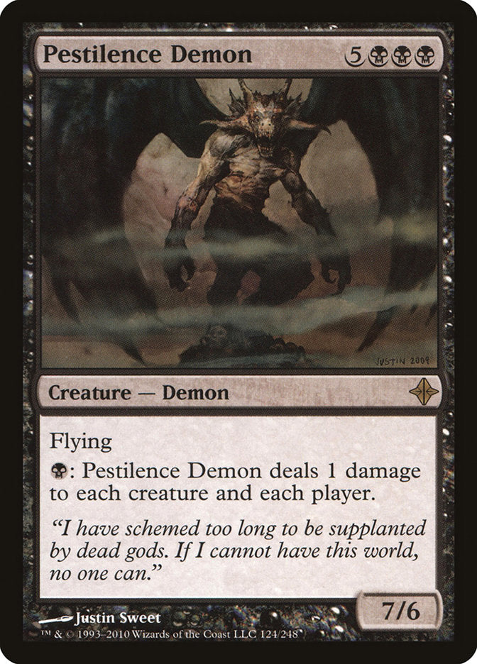 Pestilence Demon [Rise of the Eldrazi] [Foil]