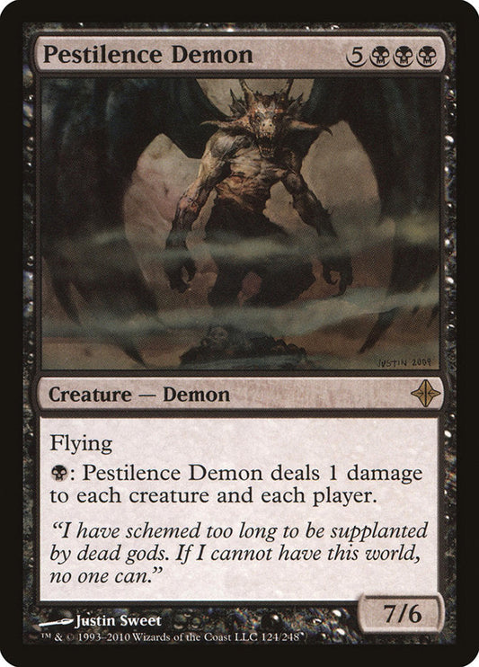 Pestilence Demon [Rise of the Eldrazi] [Foil]