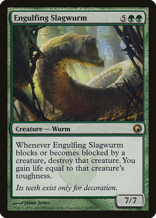 Engulfing Slagwurm [Scars of Mirrodin] [Foil]