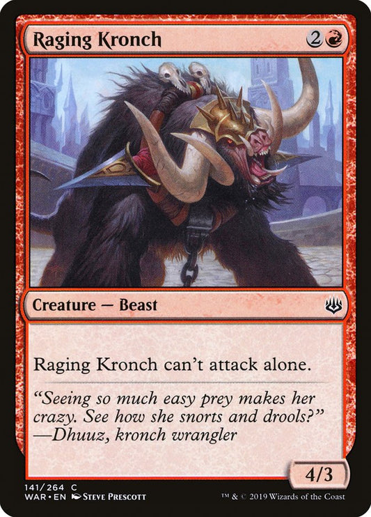 Raging Kronch [War of the Spark] [Foil]