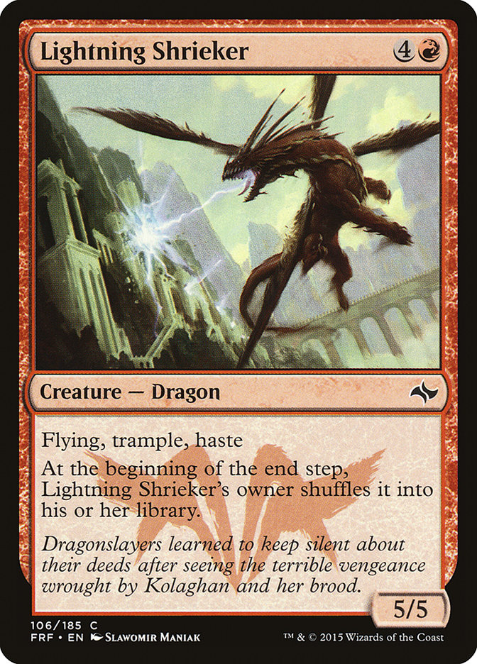 Lightning Shrieker [Fate Reforged] [Foil]