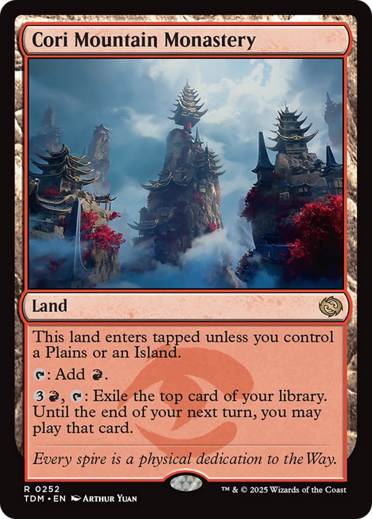 Cori Mountain Monastery [Tarkir: Dragonstorm] [Foil]