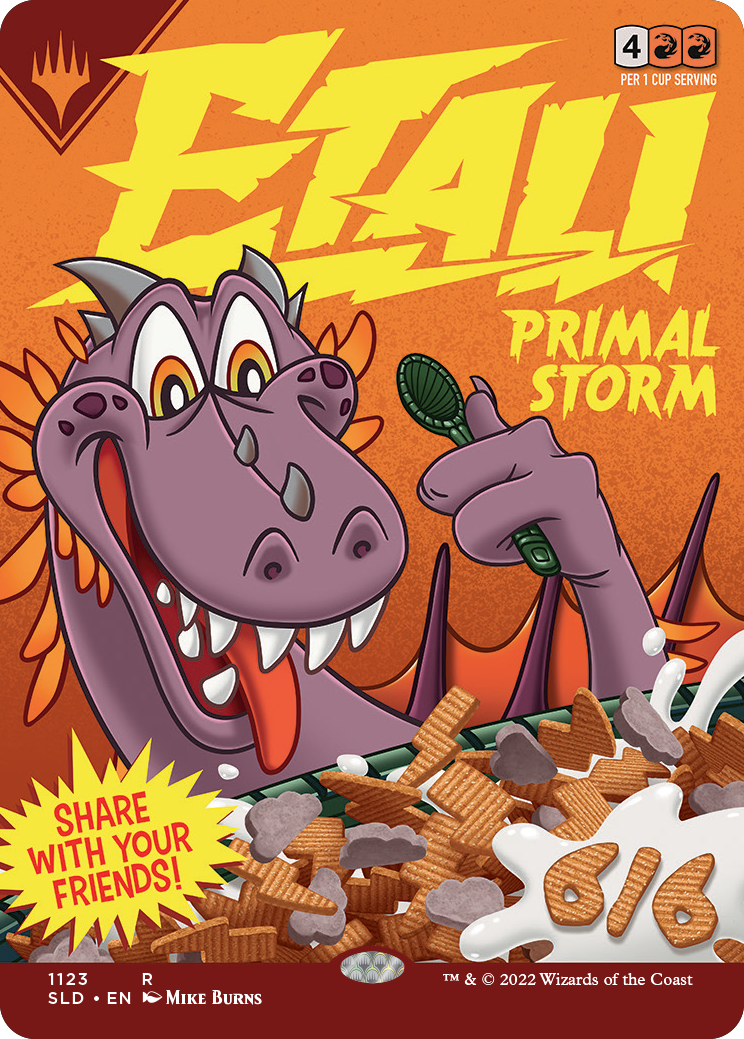 Etali, Primal Storm (Borderless) [Secret Lair Drop Series] [Foil]