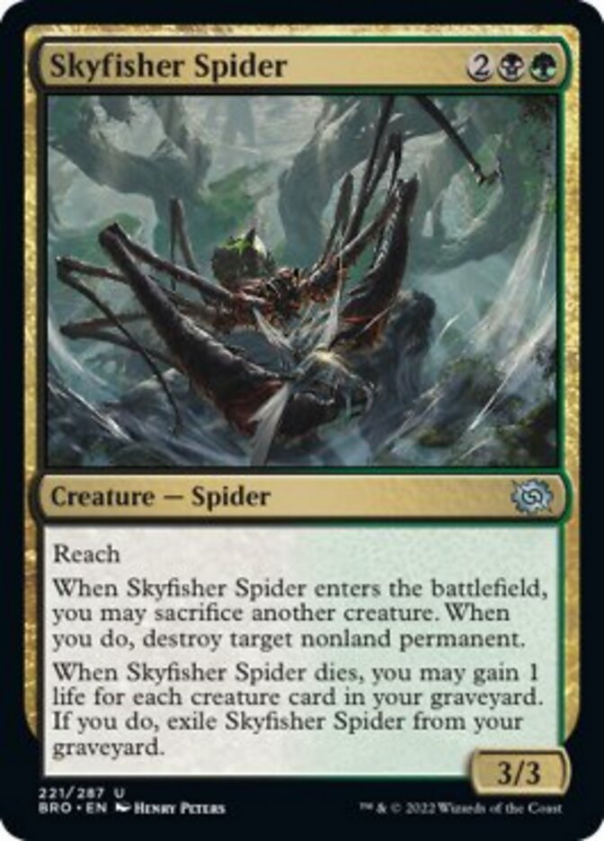 Skyfisher Spider [The Brothers' War] [Foil]