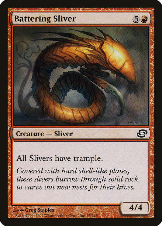 Battering Sliver [Planar Chaos] [Foil]