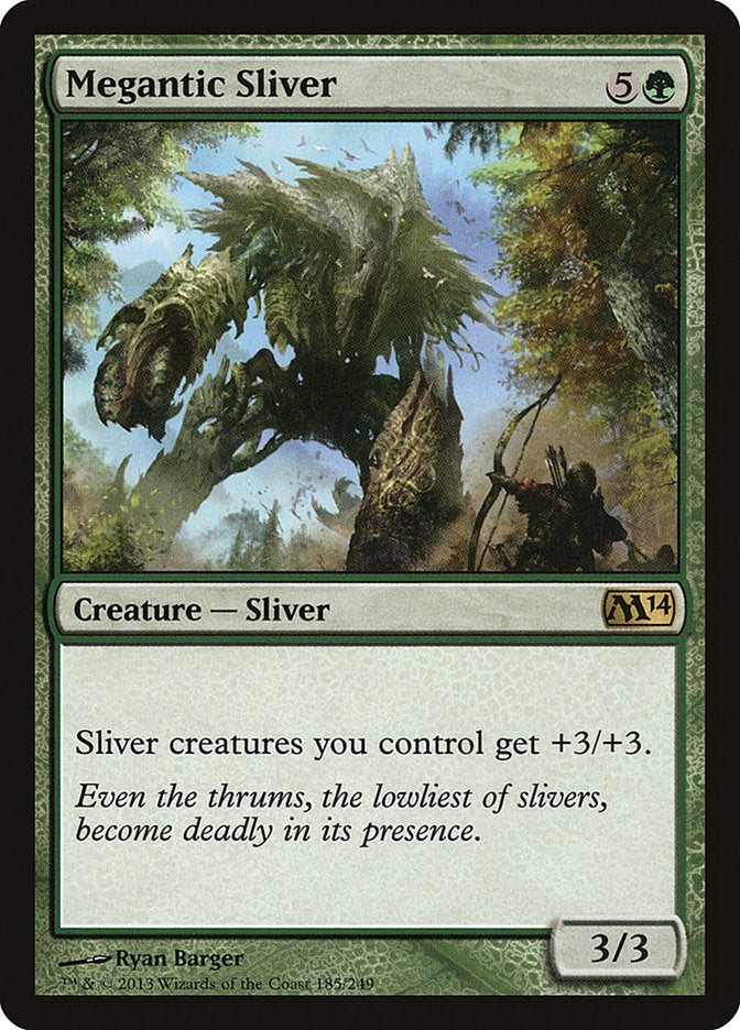 Megantic Sliver [Core Set 2014] [Foil]