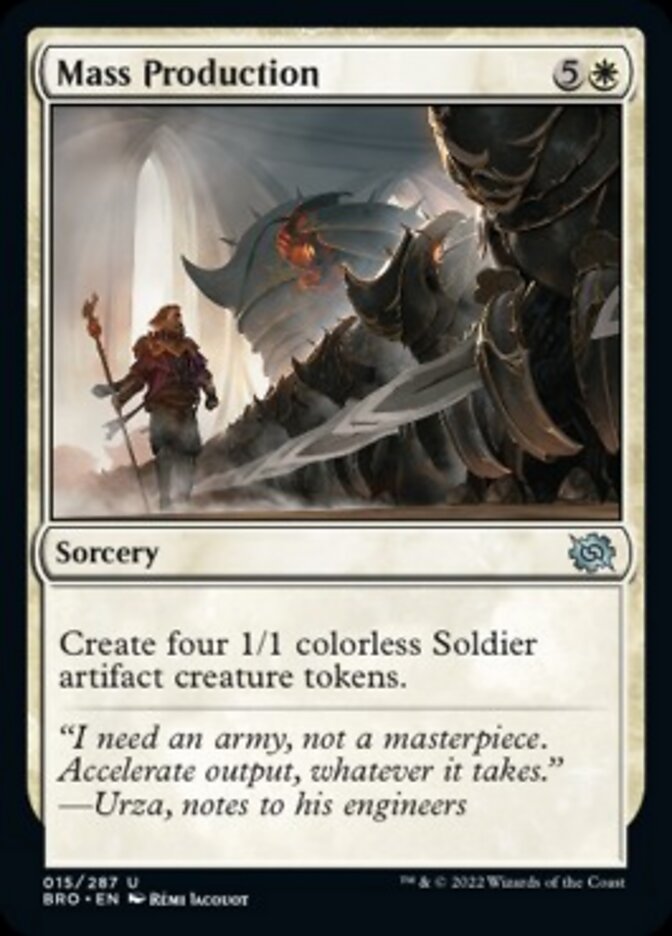 Mass Production [The Brothers' War] [Foil]