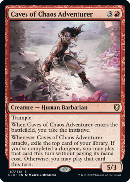 Caves of Chaos Adventurer [Commander Legends: Battle for Baldur's Gate] [Foil]