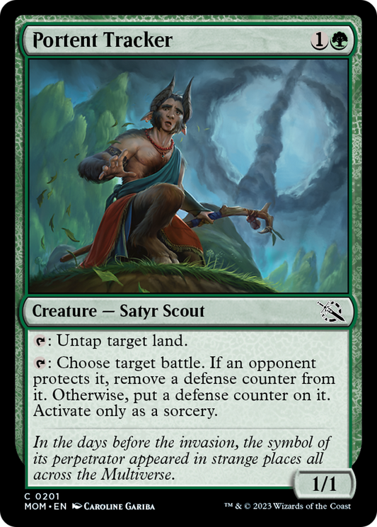 Portent Tracker [March of the Machine] [Foil]