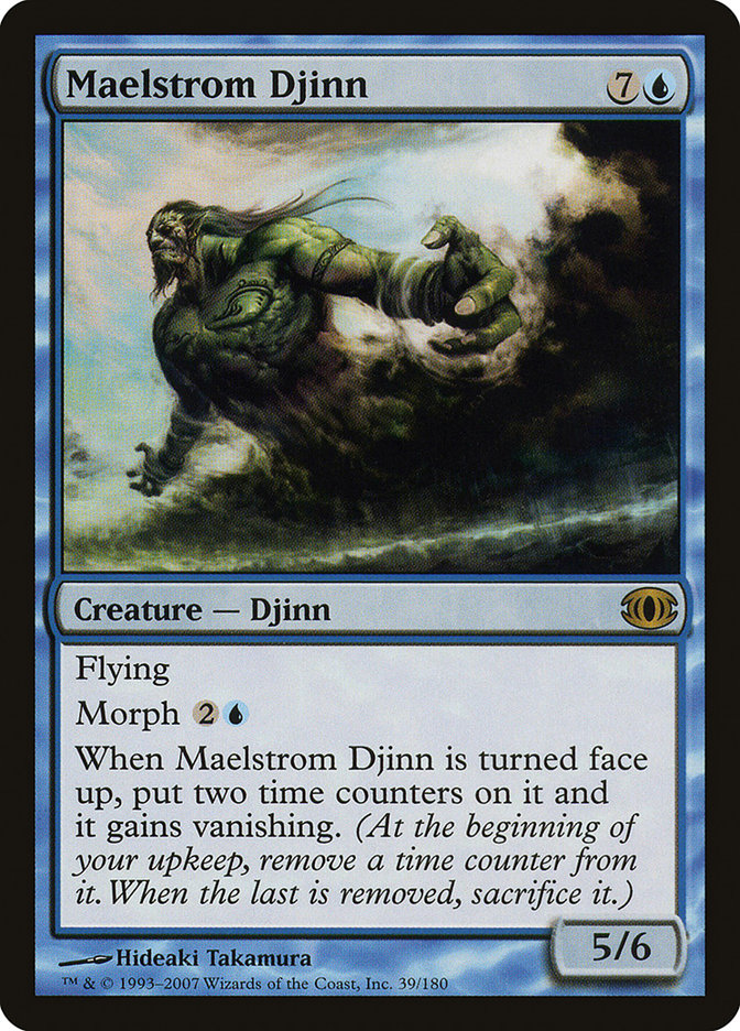 Maelstrom Djinn [Future Sight] [Foil]