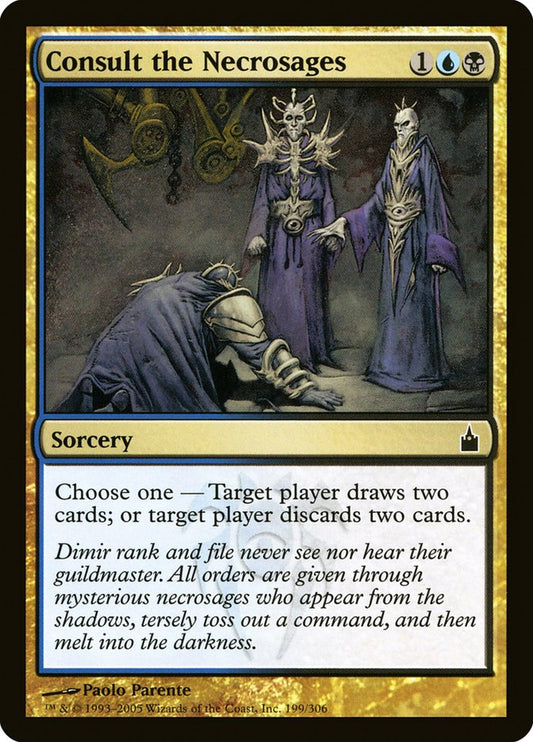 Consult the Necrosages [Ravnica: City of Guilds] [Foil]
