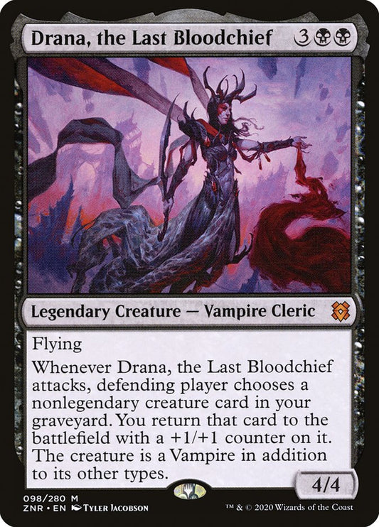 Drana, the Last Bloodchief [Zendikar Rising] [Foil]