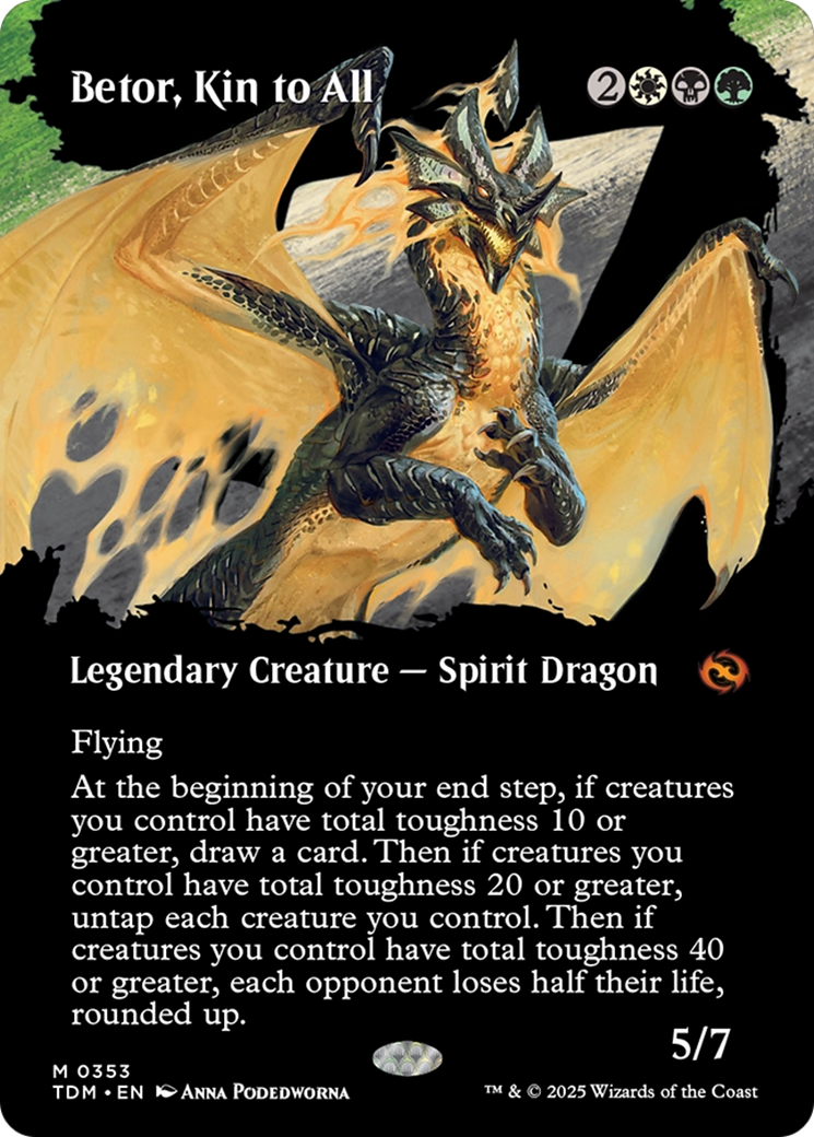 Betor, Kin to All (Borderless) [Tarkir: Dragonstorm] [Foil]