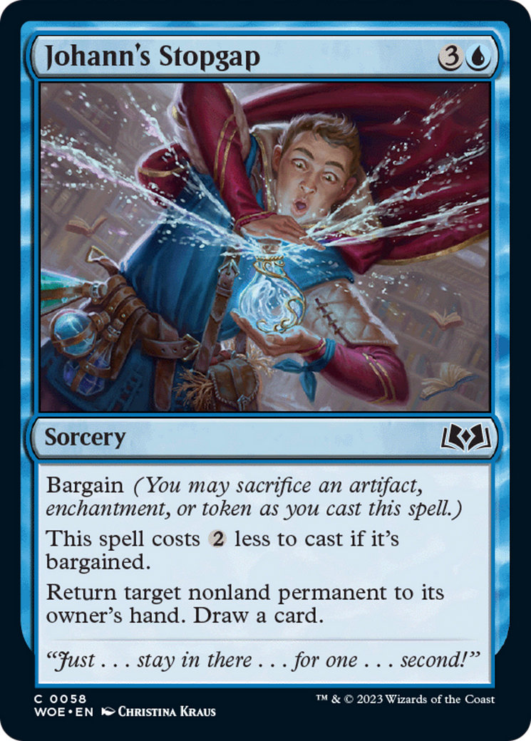 Johann's Stopgap [Wilds of Eldraine] [Foil]