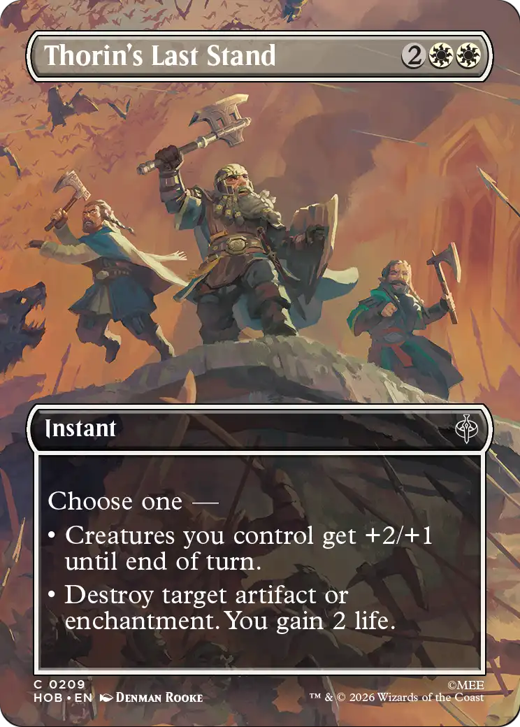 Thorin's Last Stand (Borderless) [The Hobbit] [Foil]