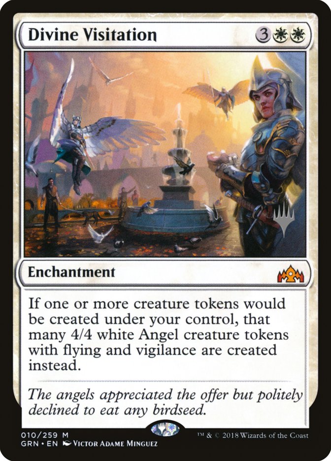 Divine Visitation (Promo Pack) [Guilds of Ravnica Promos] [Foil]